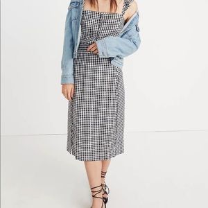 Madewell Gingham Pencil Skirt